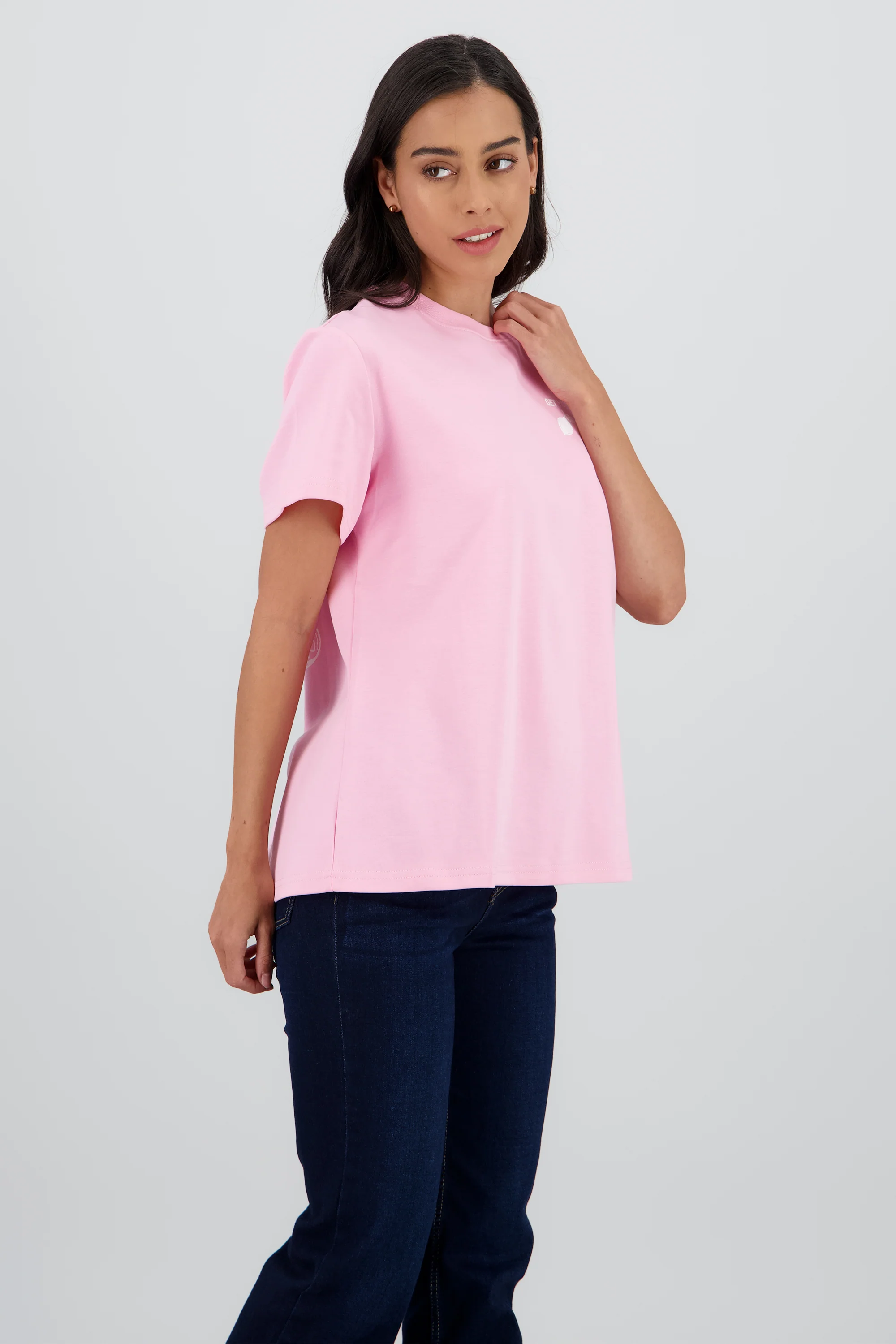 Playera manga corta estampado vitamin
